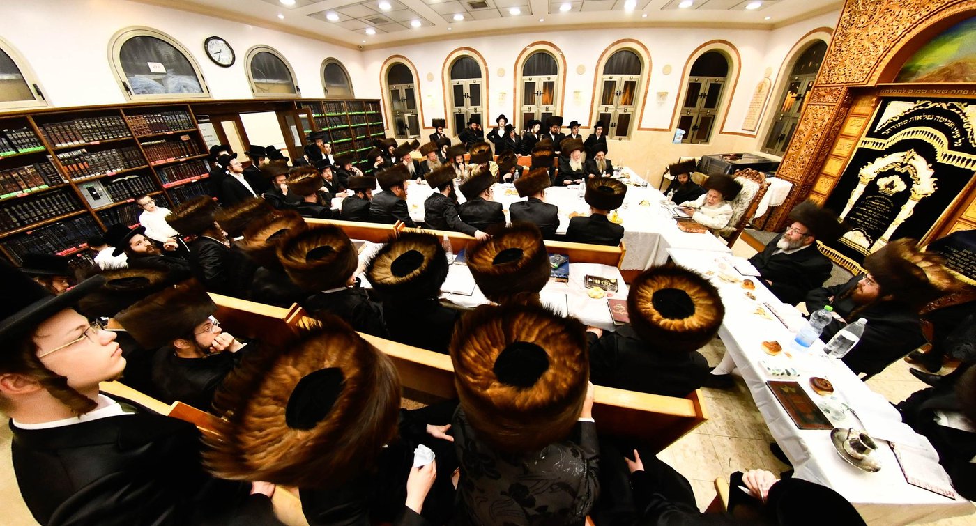 האדמו"ר מסטרופקוב במוצ"ש בבני ברק