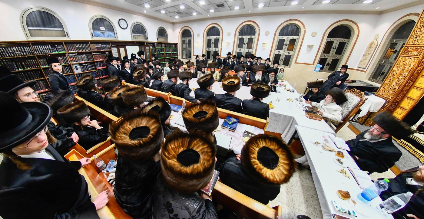 האדמו"ר מסטרופקוב במוצ"ש בבני ברק