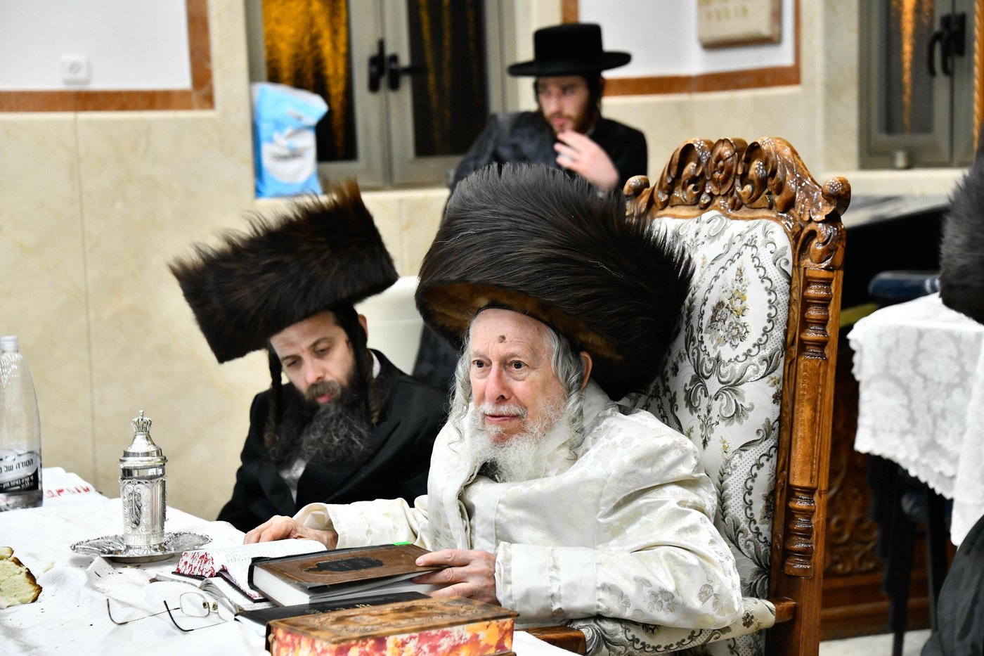 האדמו"ר מסטרופקוב במוצ"ש בבני ברק