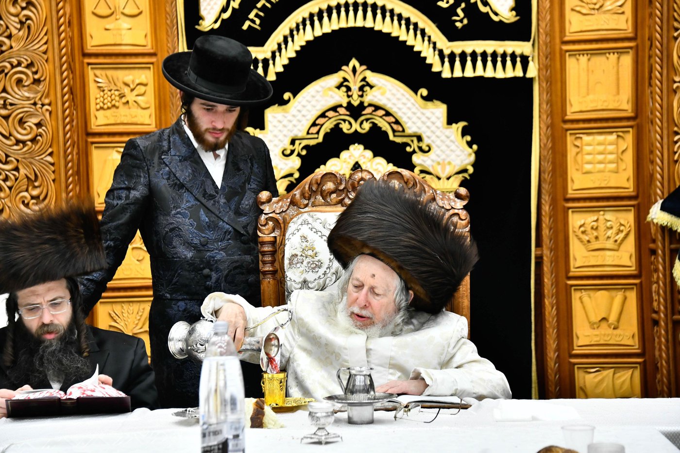 האדמו"ר מסטרופקוב במוצ"ש בבני ברק