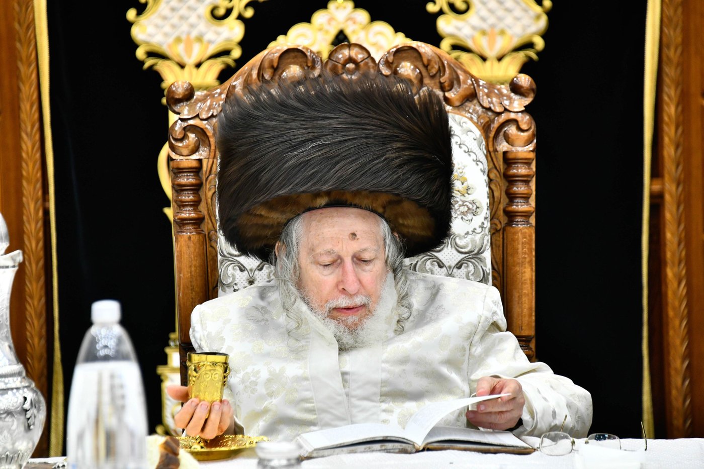 האדמו"ר מסטרופקוב במוצ"ש בבני ברק