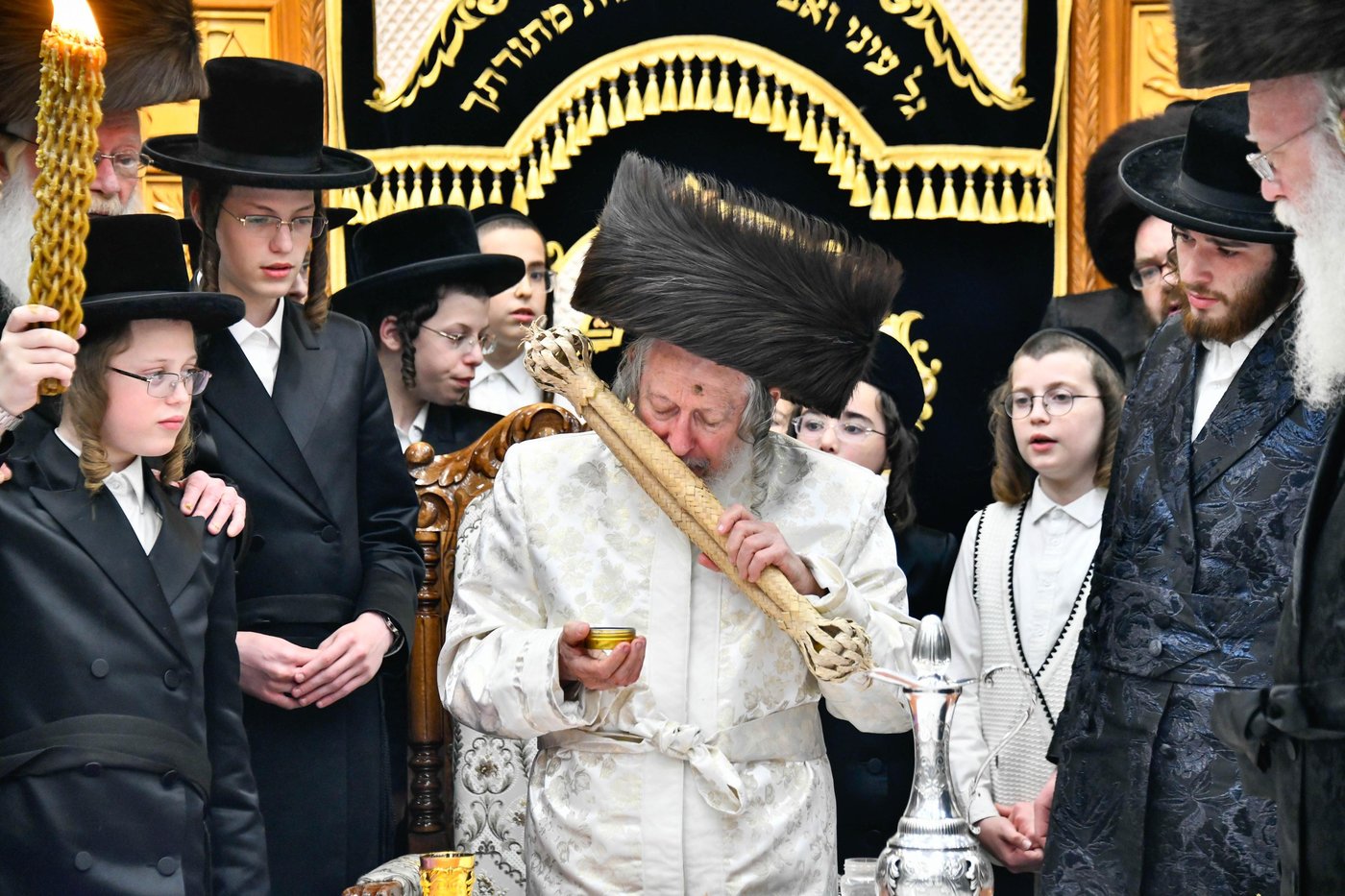 האדמו"ר מסטרופקוב במוצ"ש בבני ברק