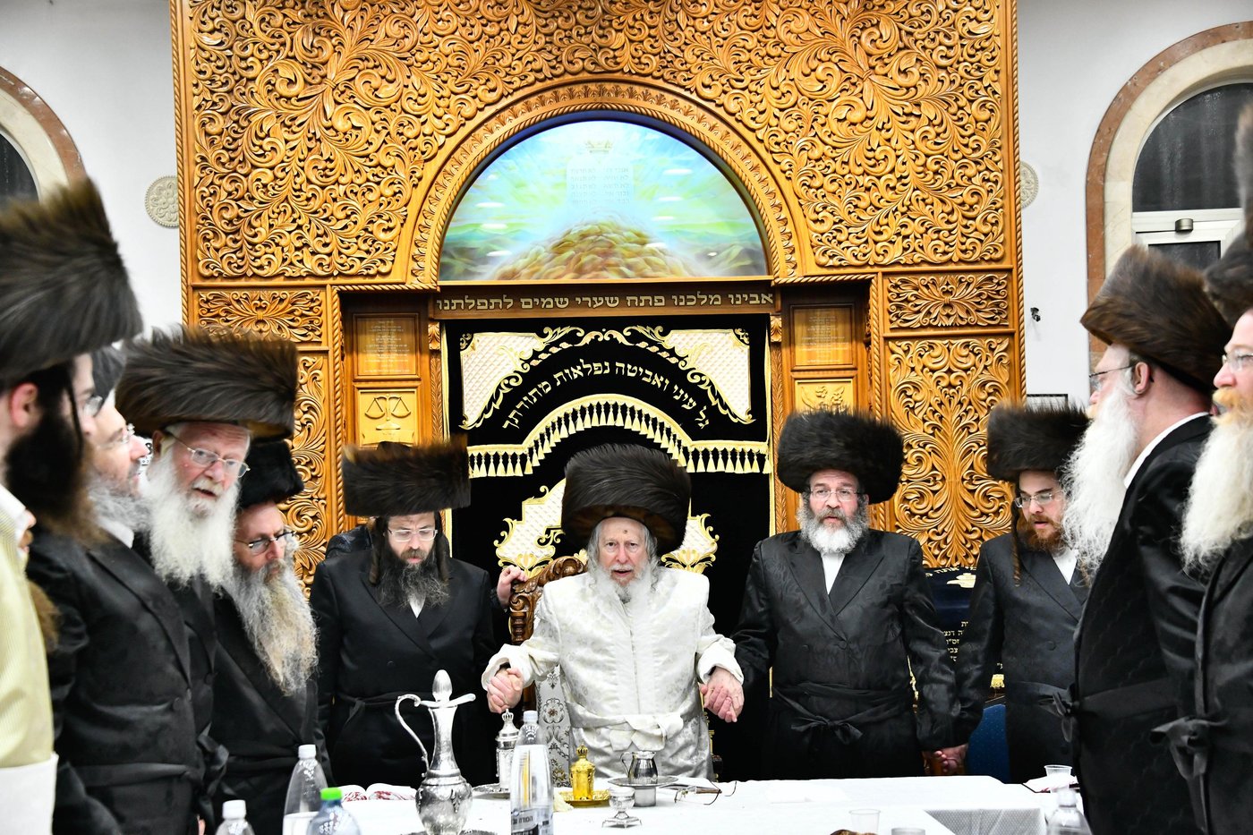 האדמו"ר מסטרופקוב במוצ"ש בבני ברק