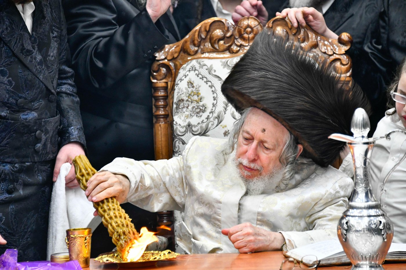 האדמו"ר מסטרופקוב במוצ"ש בבני ברק