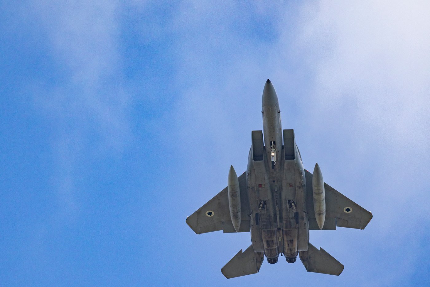 מטוס קרב ישראלי בדרך לאיראן