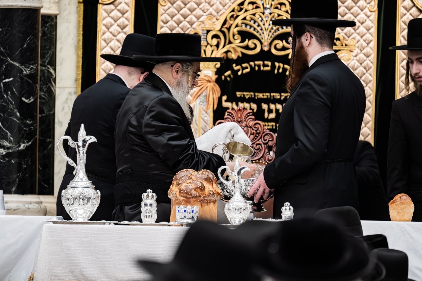 האדמו"ר מסאטמר בטיש הילולא