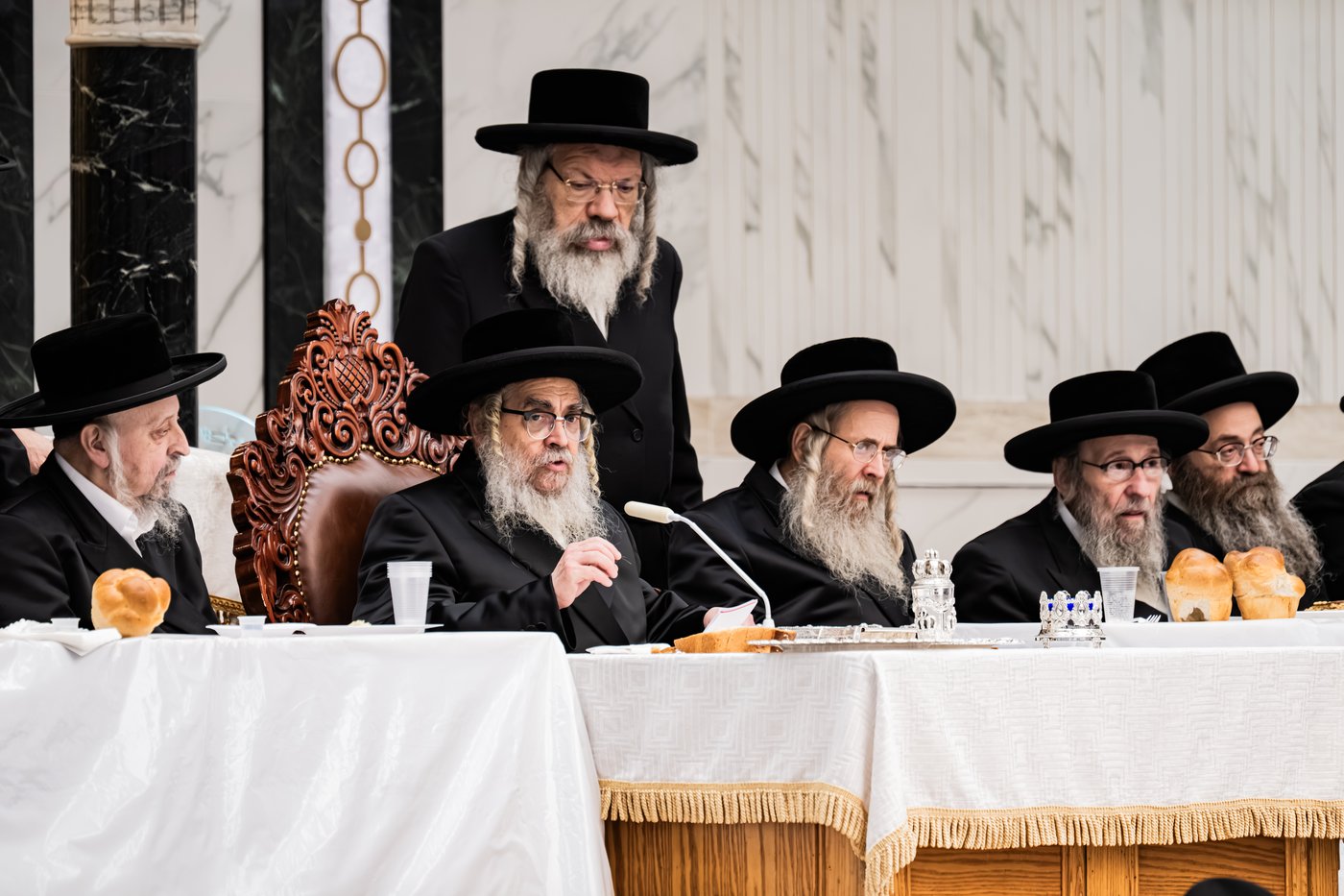 האדמו"ר מסאטמר בטיש הילולא