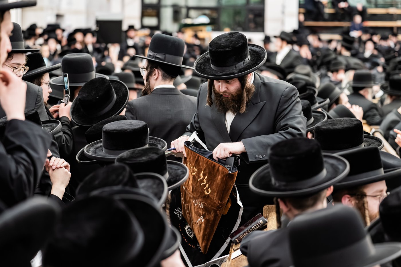 האדמו"ר מסאטמר בטיש הילולא