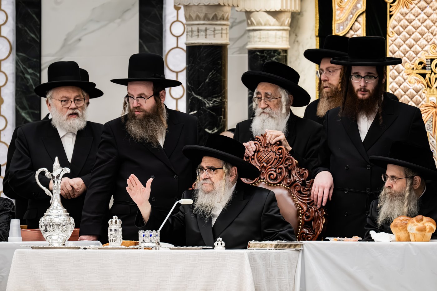 האדמו"ר מסאטמר בטיש הילולא