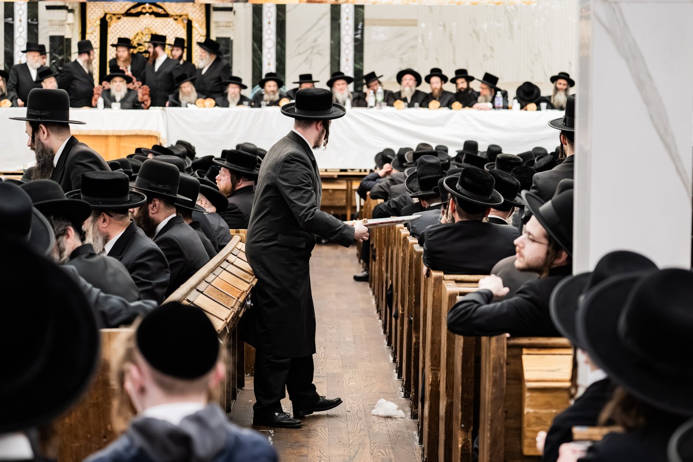 האדמו"ר מסאטמר בטיש הילולא