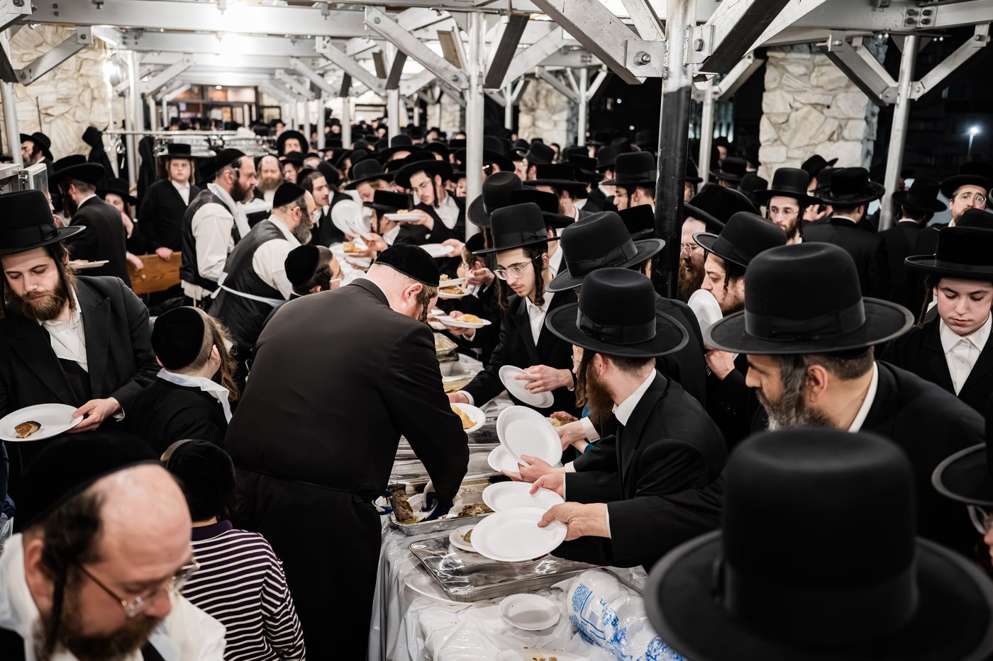 האדמו"ר מסאטמר בטיש הילולא