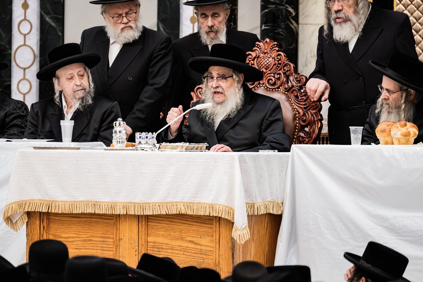 האדמו"ר מסאטמר בטיש הילולא