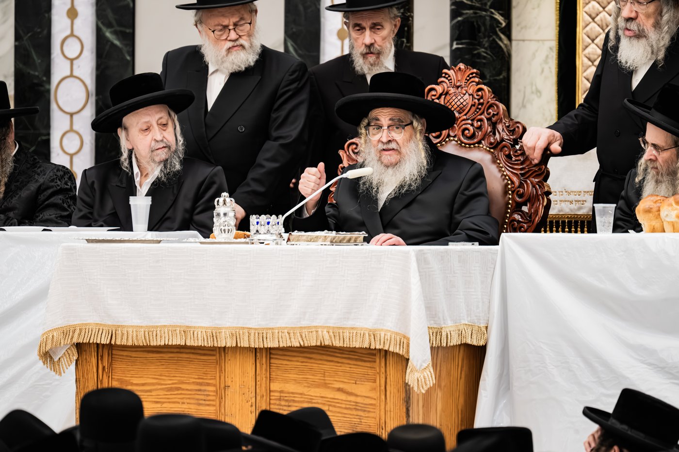 האדמו"ר מסאטמר בטיש הילולא