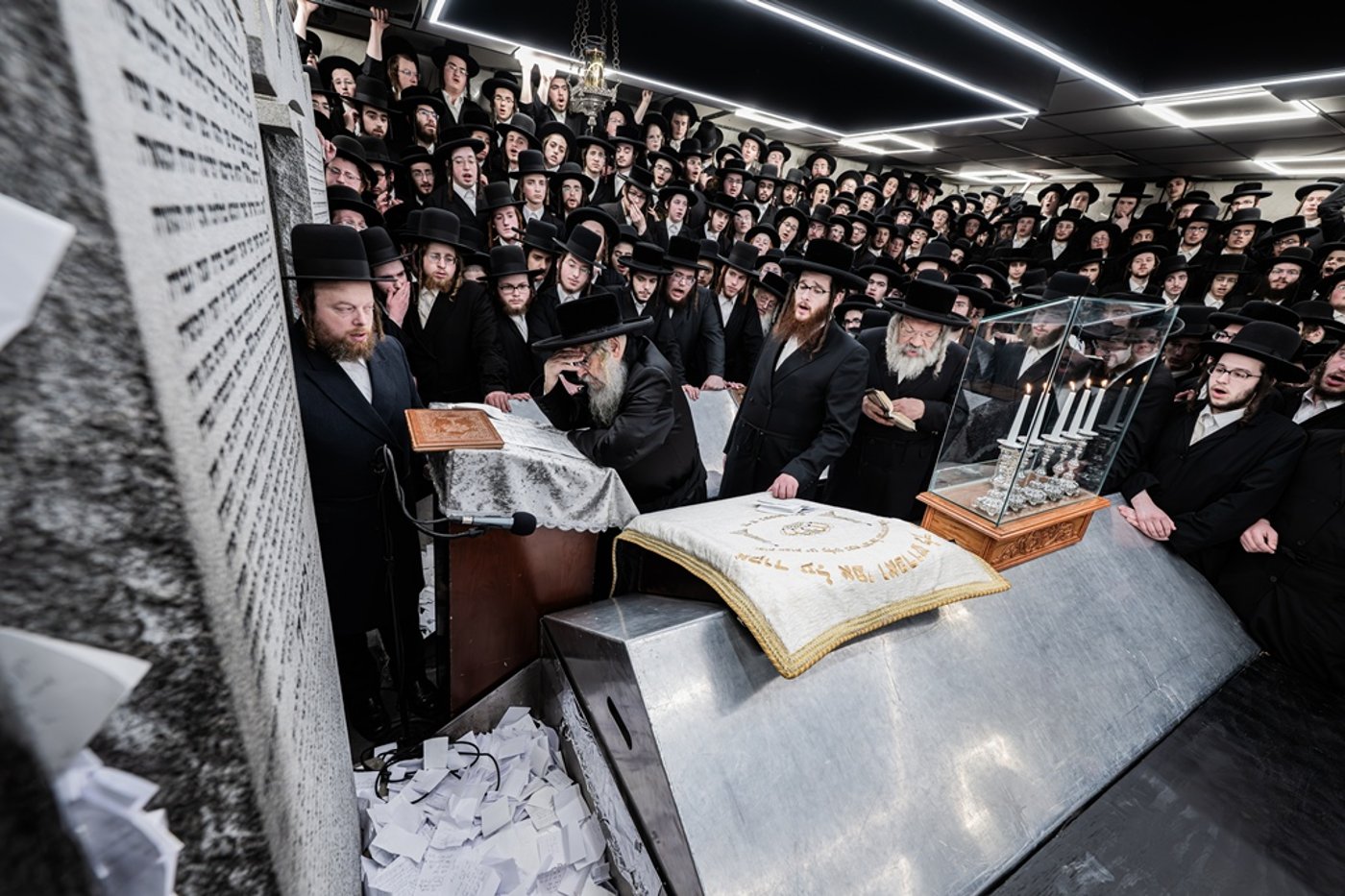 האדמו"ר מסאטמר בעליה לציון