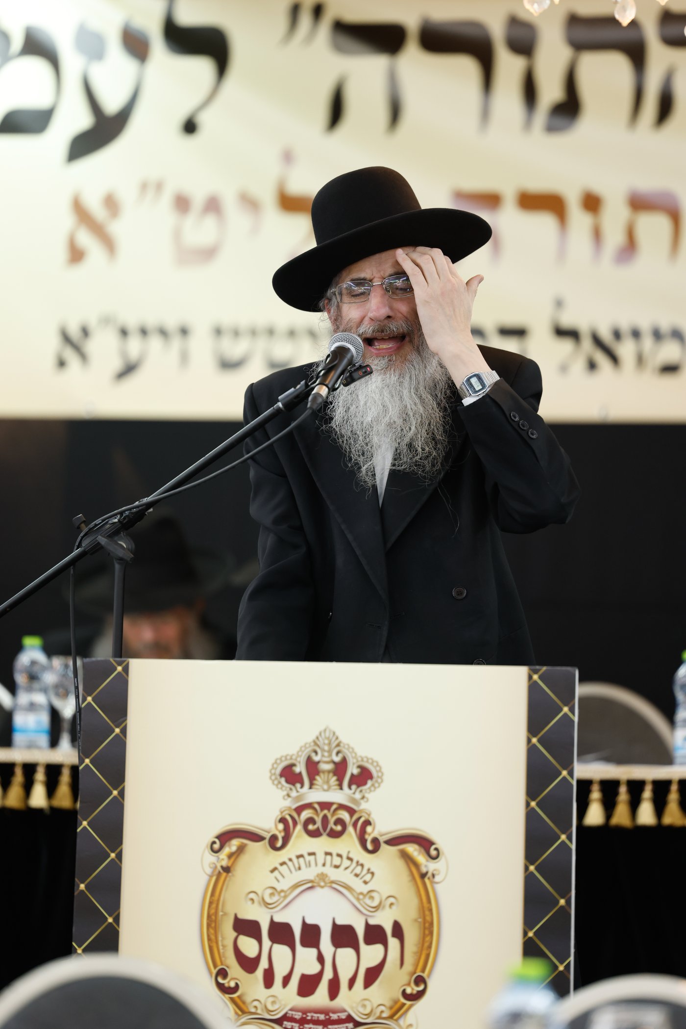 רבי דוד מינצר במעמד כבוד התורה 'וכתבתם'