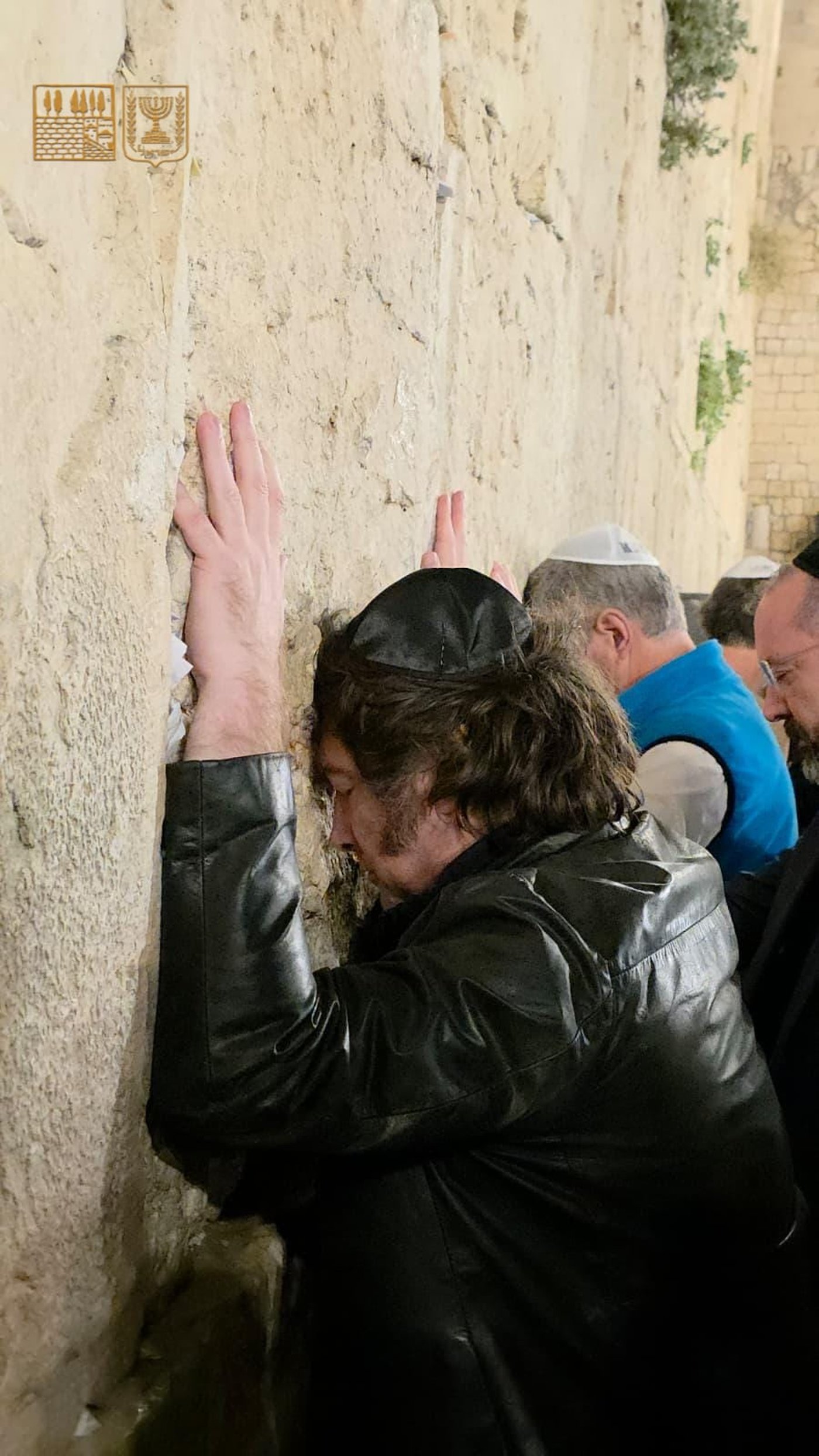 נשיא ארגנטינה חוויאר מיליי בכותל המערבי