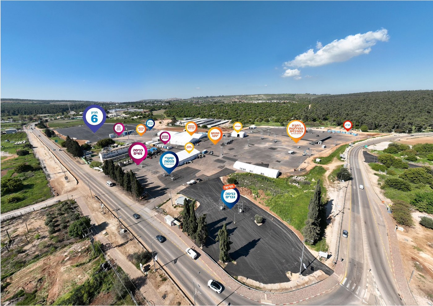 היערכות שיא להילולת רשב"י: הקמות מתקדמות במתחם ההילולא המורחב 89