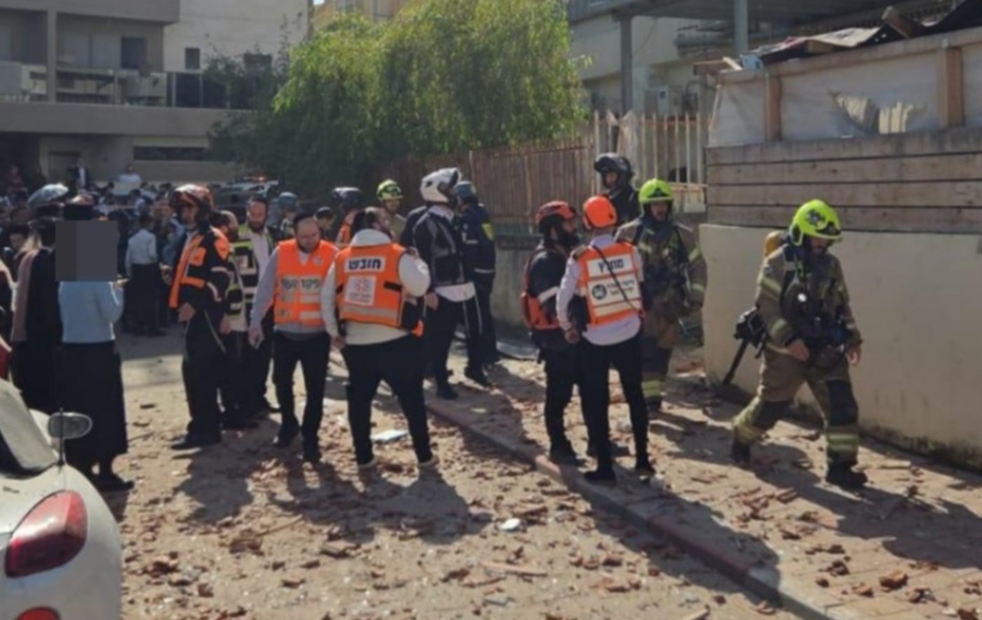 זירת הנפילה בבני ברק