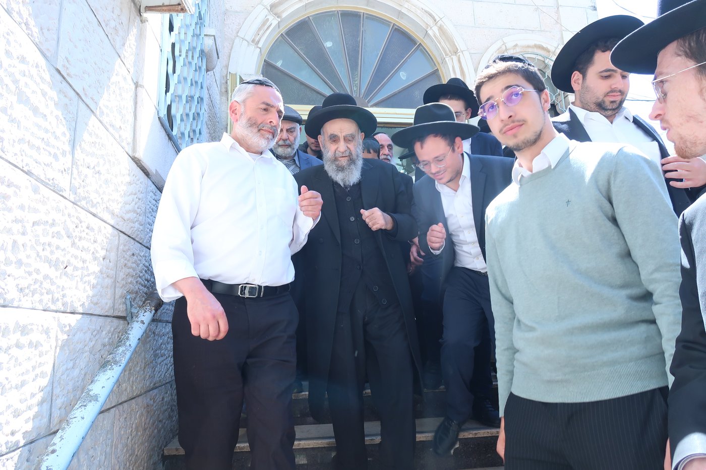 הגר"מ צדקה בשיעור במוסאיוף