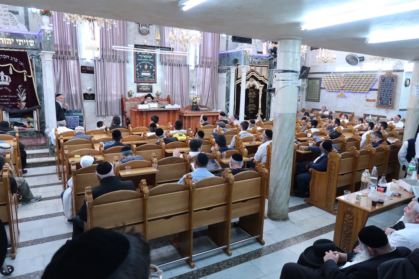 הגר"מ צדקה בשיעור במוסאיוף