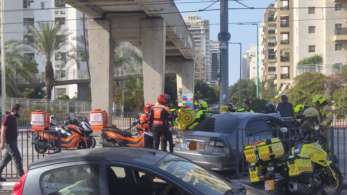 זירת תאונה ונזק לרכב