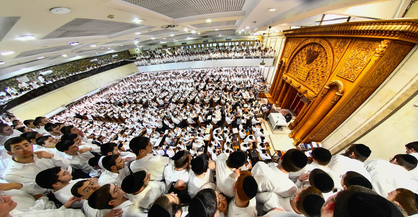 הגר"ד לנדו בשיחה בישיבת פוניבז'