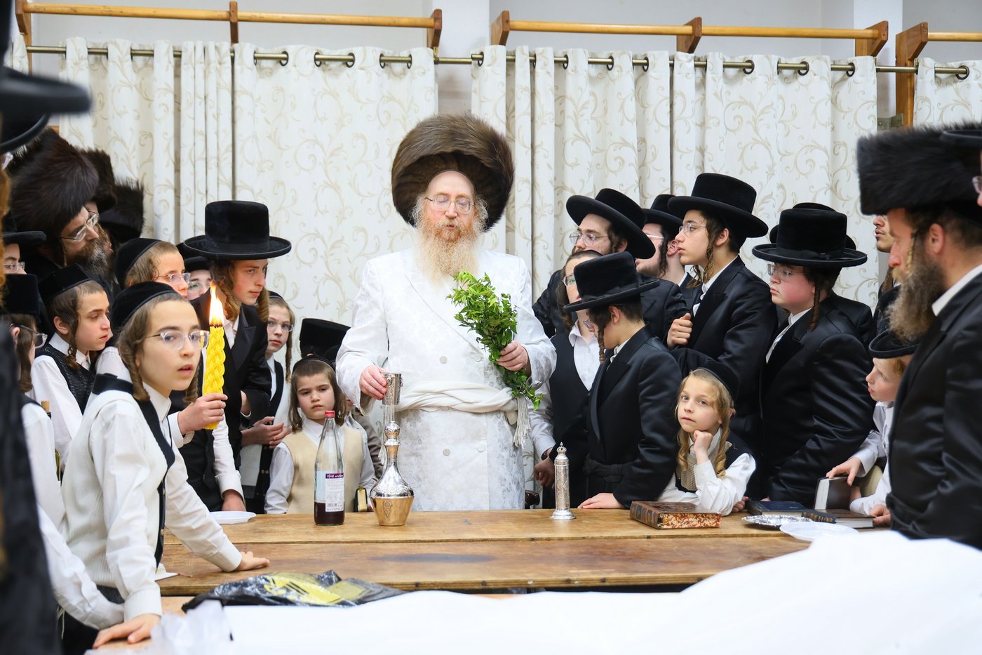 האדמו"ר מקאמאדא בשבת בחיפה