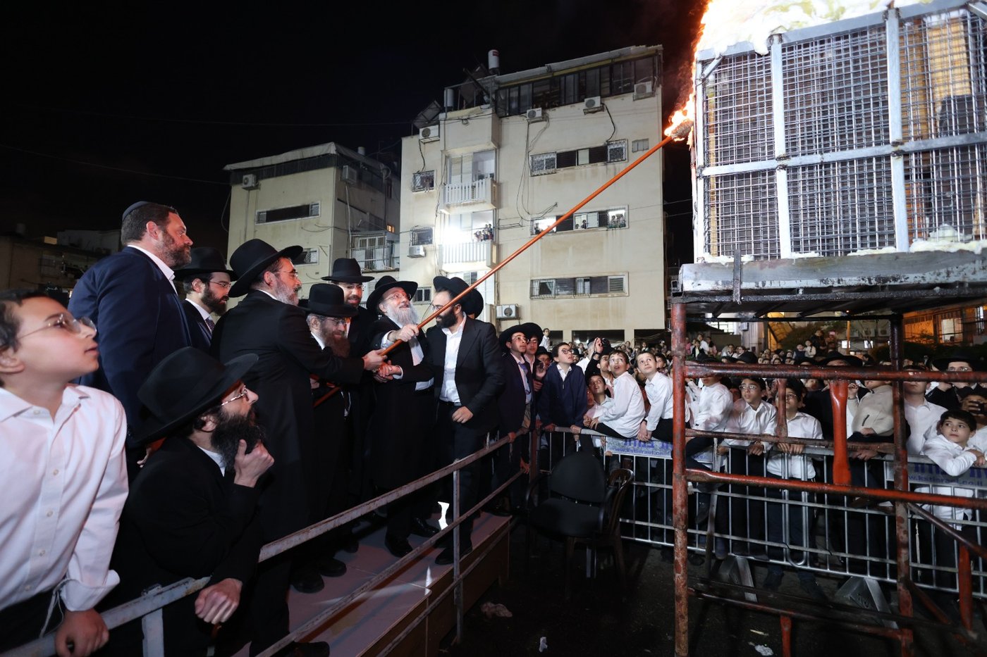 מעמד ההדלקה בשתילי זיתים