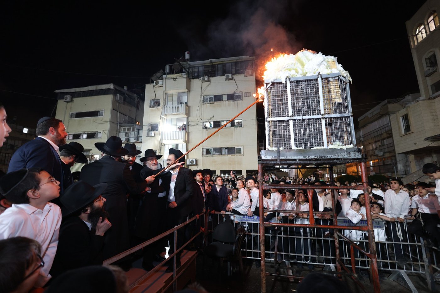 מעמד ההדלקה בשתילי זיתים