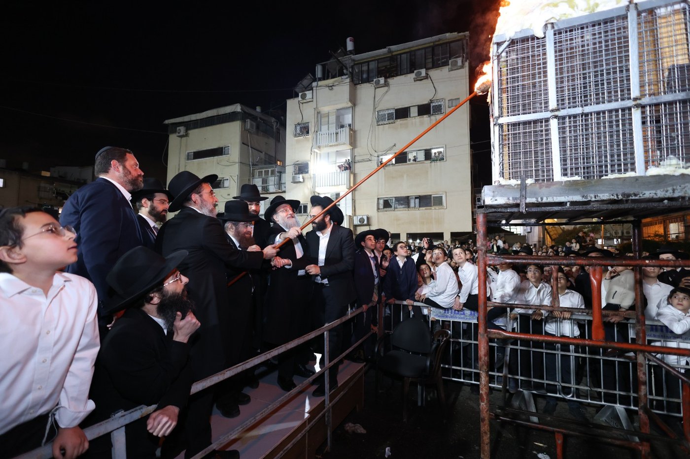 מעמד ההדלקה בשתילי זיתים