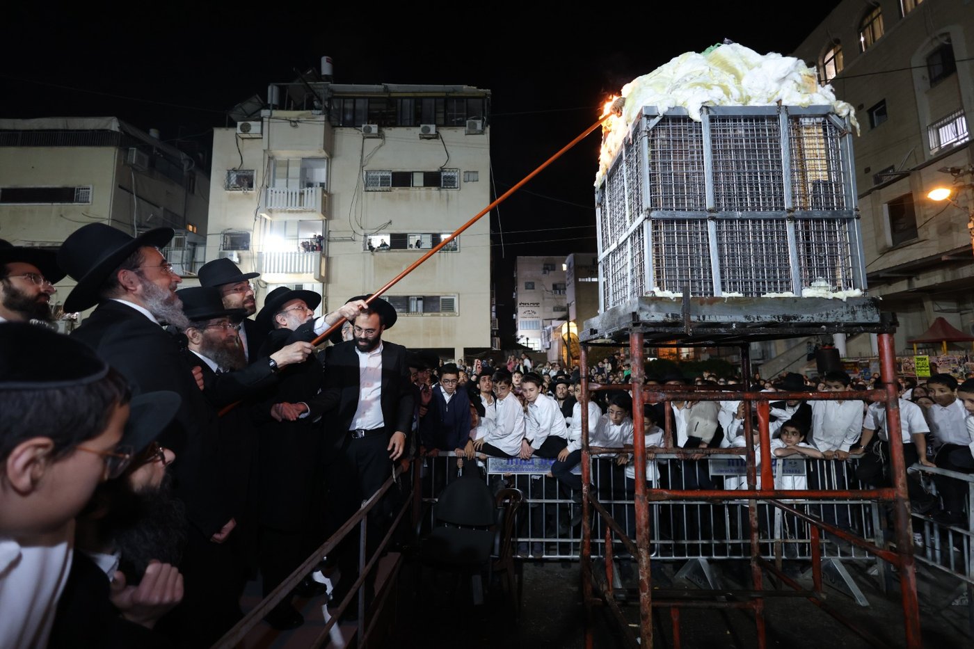 מעמד ההדלקה בשתילי זיתים