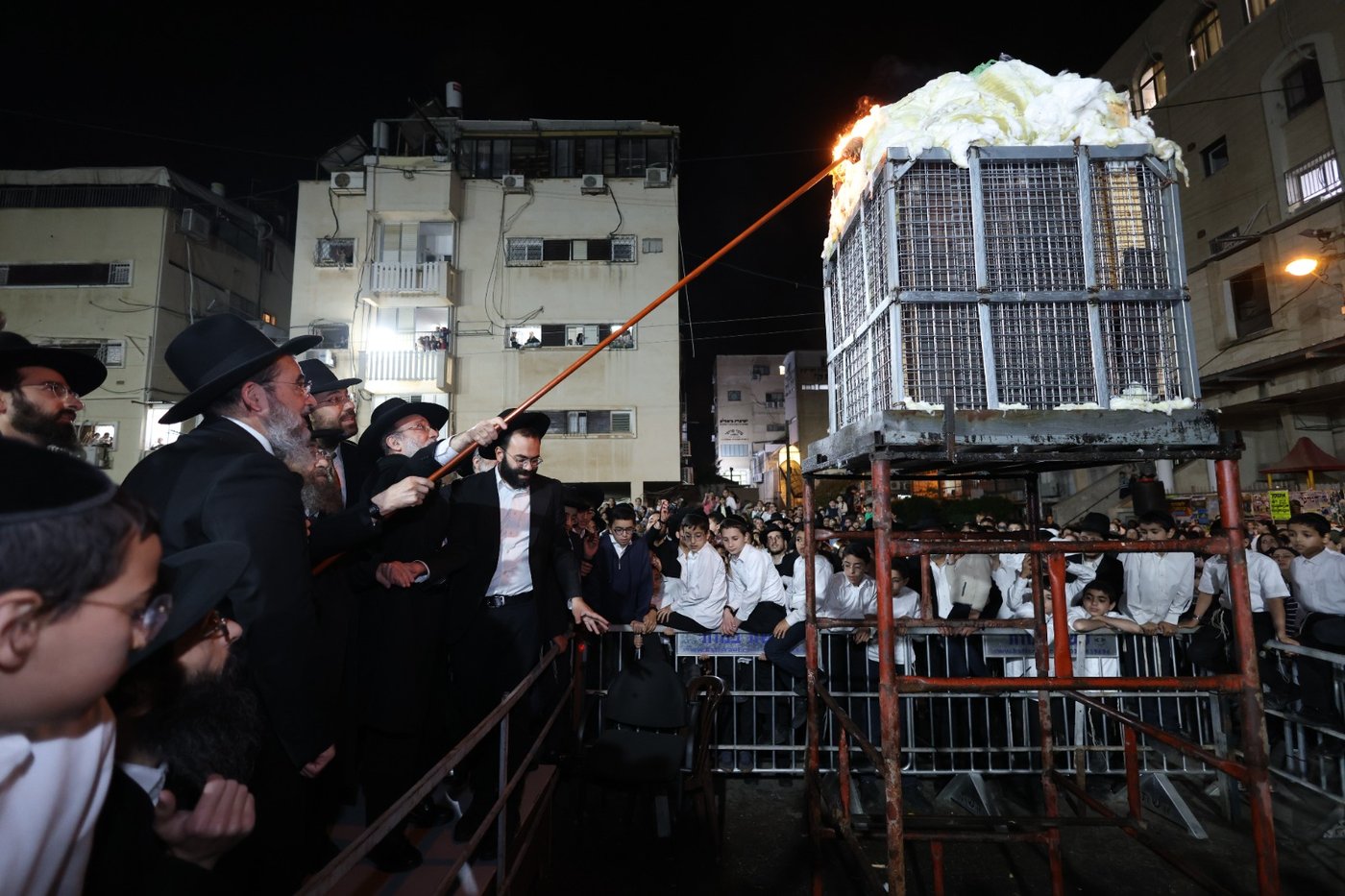 מעמד ההדלקה בשתילי זיתים