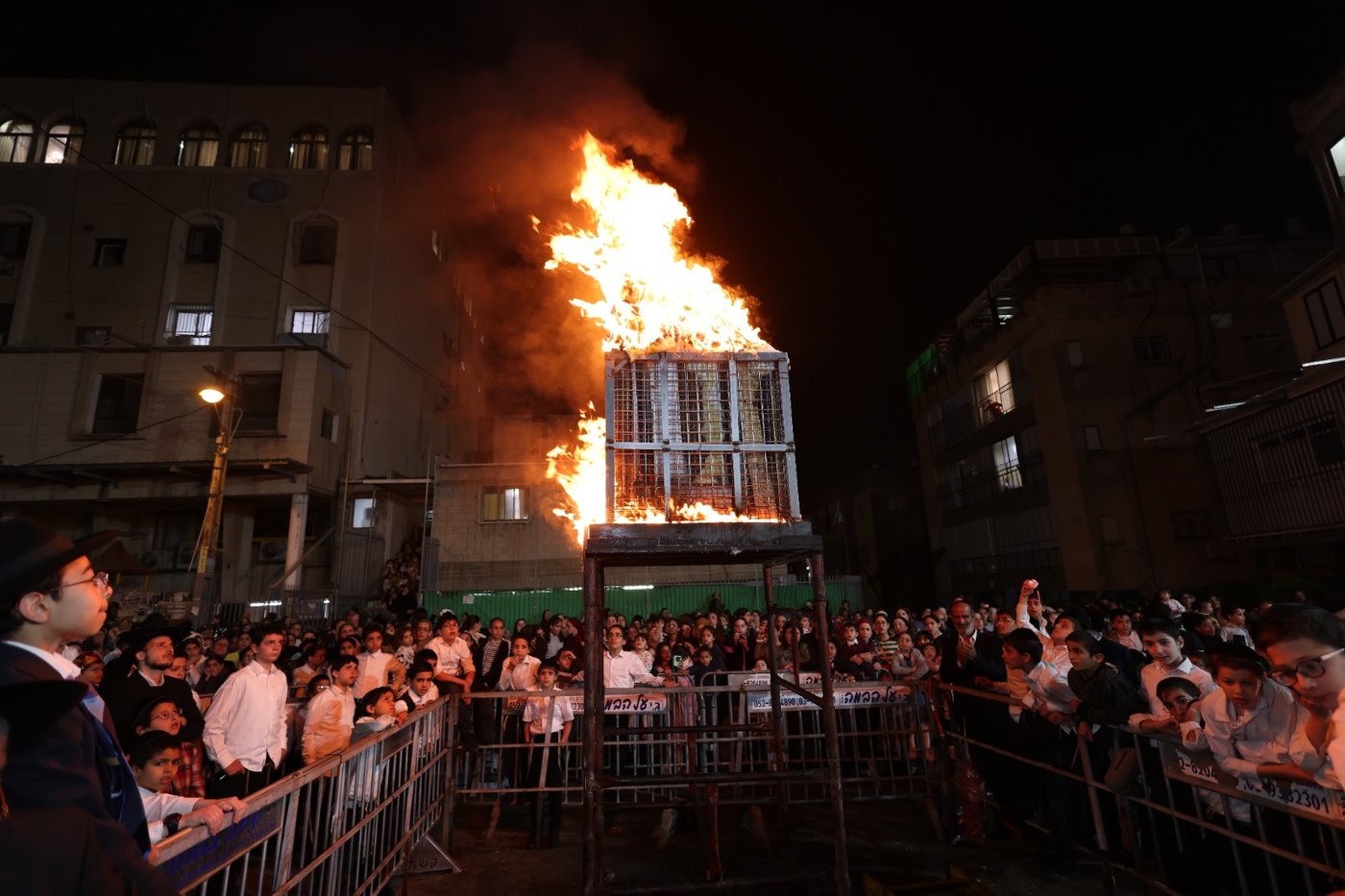 מעמד ההדלקה בשתילי זיתים