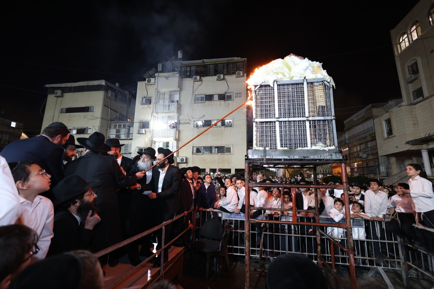מעמד ההדלקה בשתילי זיתים