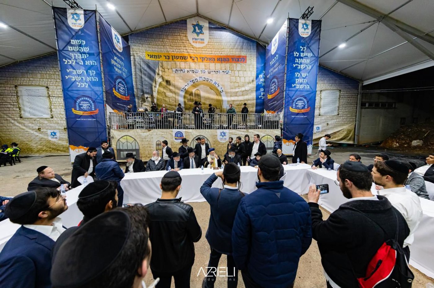 הגרש"מ עמאר בהדלקה ל"ג בעומר