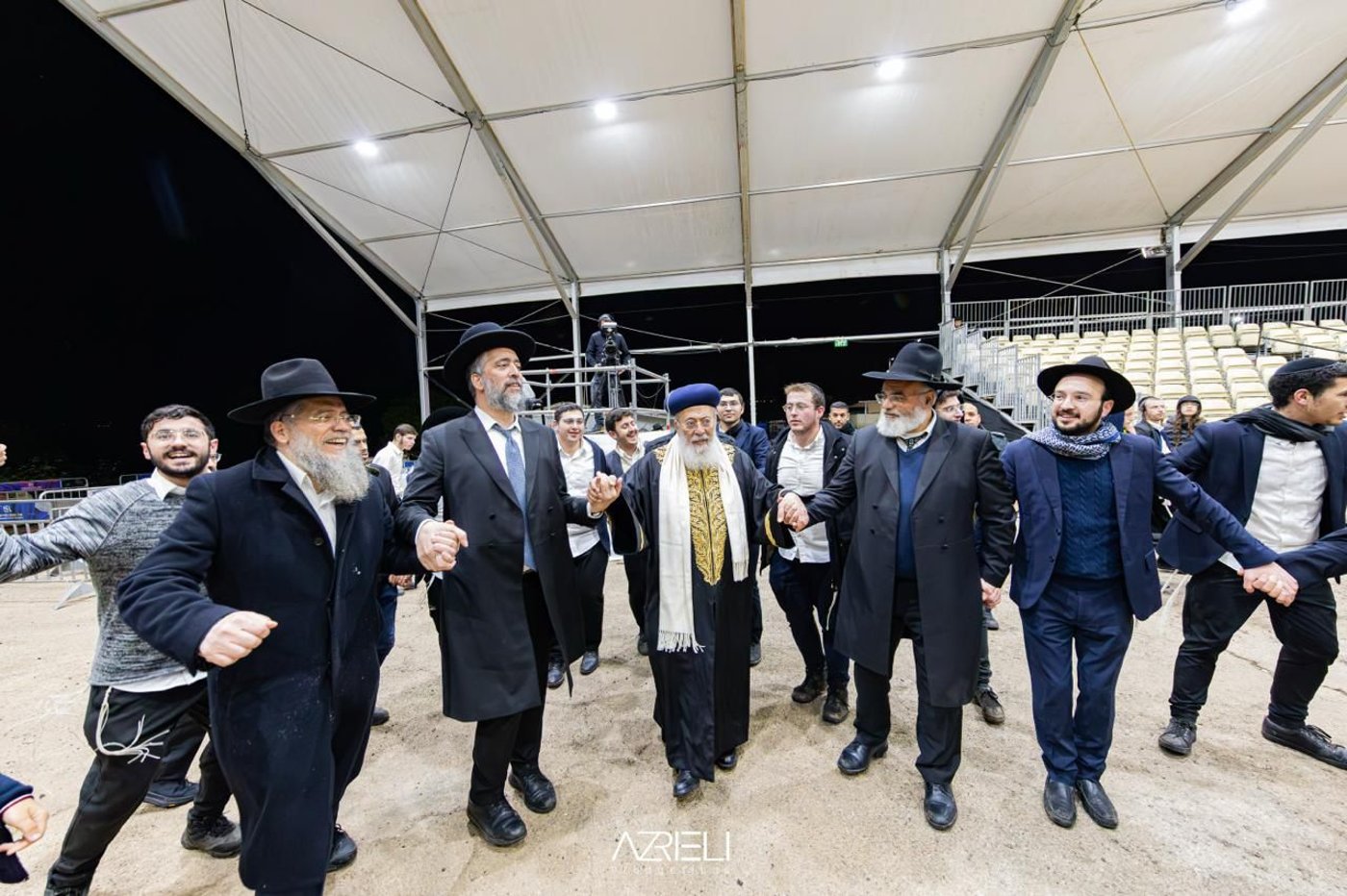 הגרש"מ עמאר בהדלקה ל"ג בעומר