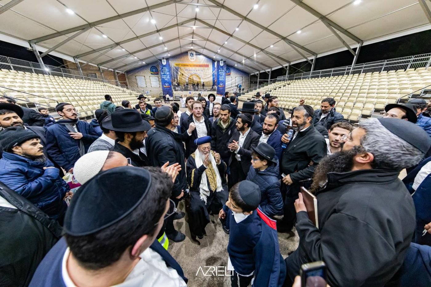 הגרש"מ עמאר בהדלקה ל"ג בעומר