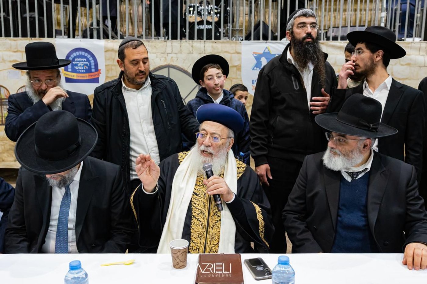 הגרש"מ עמאר בהדלקה ל"ג בעומר