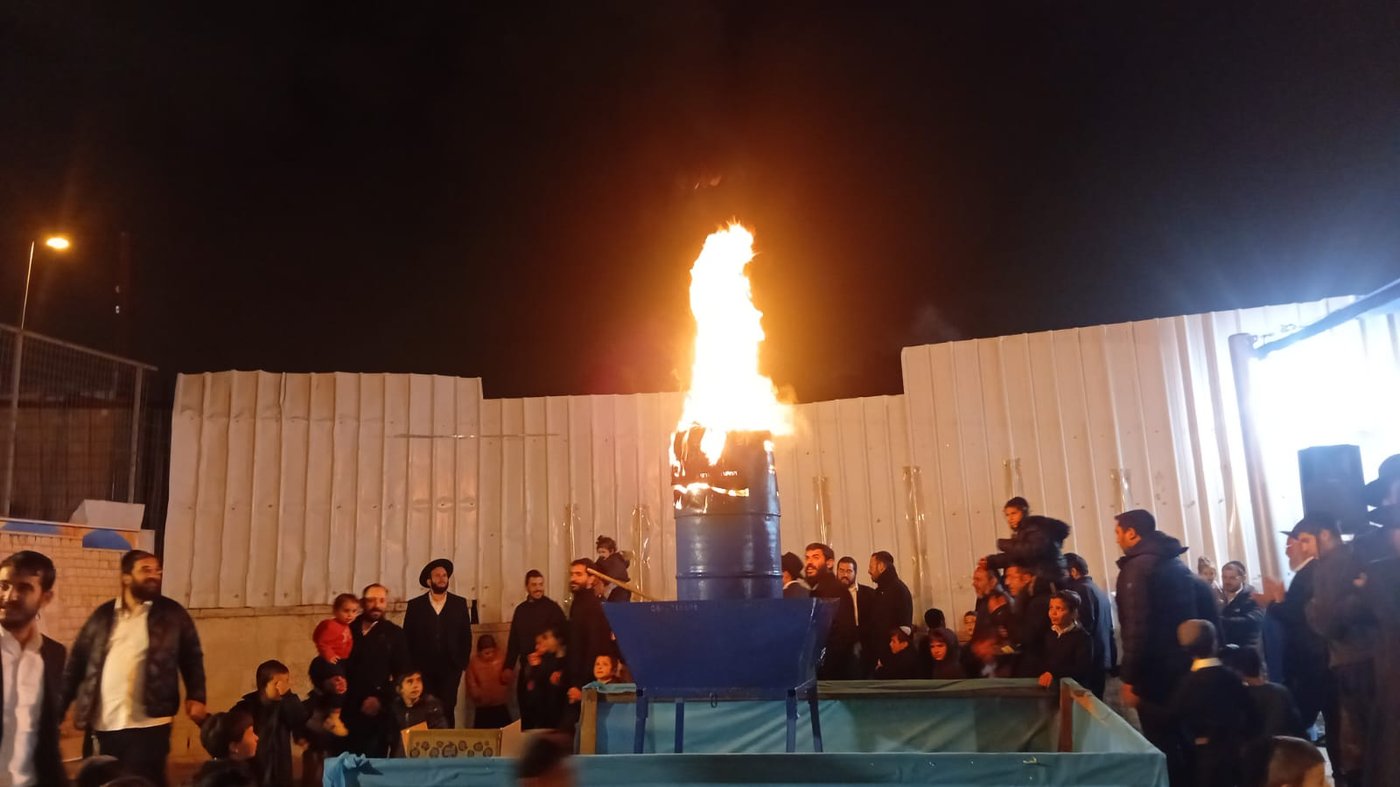 מעמד ההדלקה בת"ת "חזון מאיר ובית ישראל"
