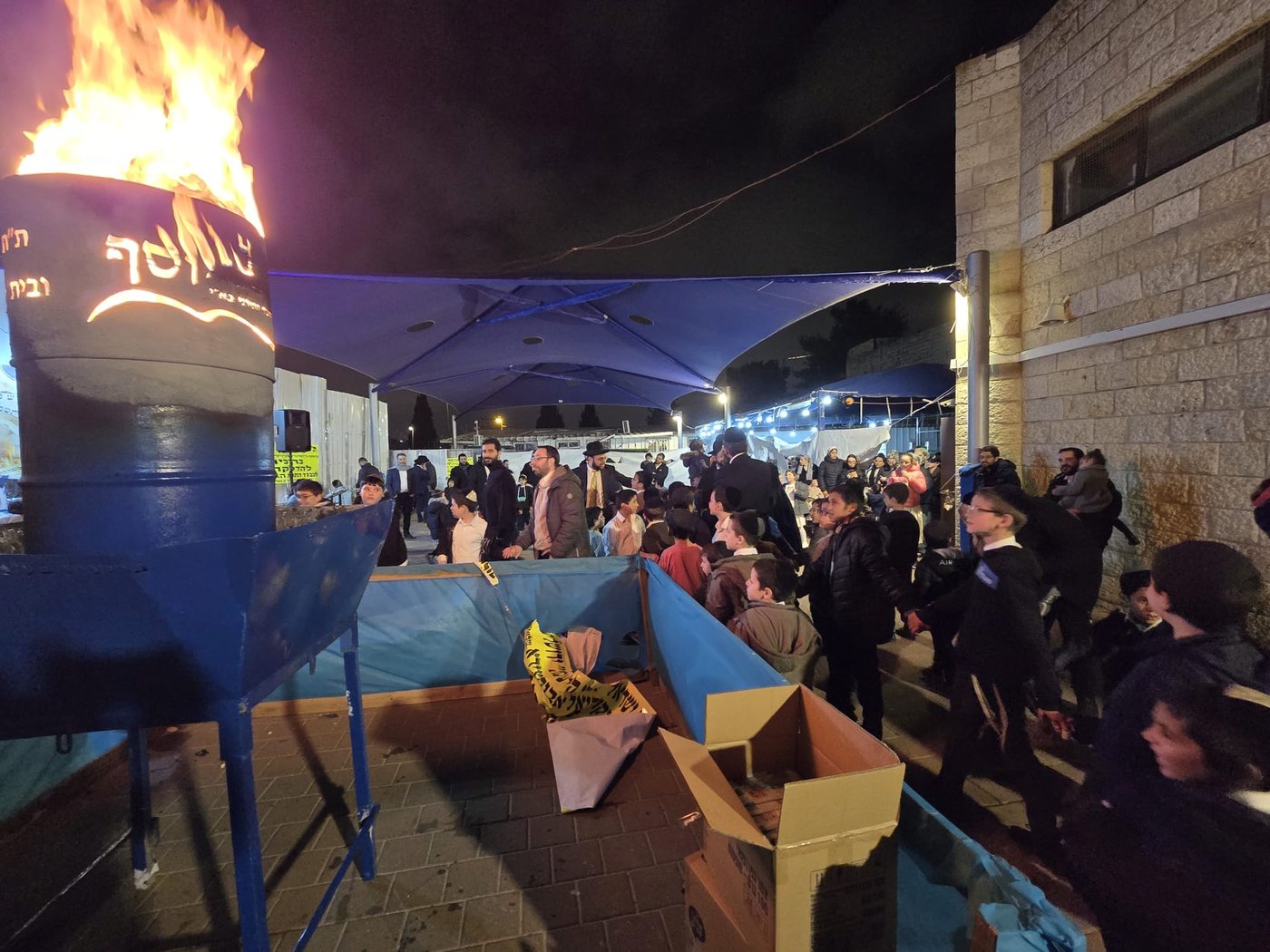 מעמד ההדלקה בת"ת "חזון מאיר ובית ישראל"