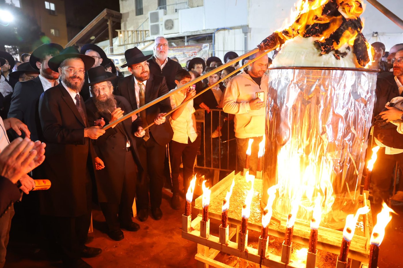 מעמד ההדלקה בשיכון ג'