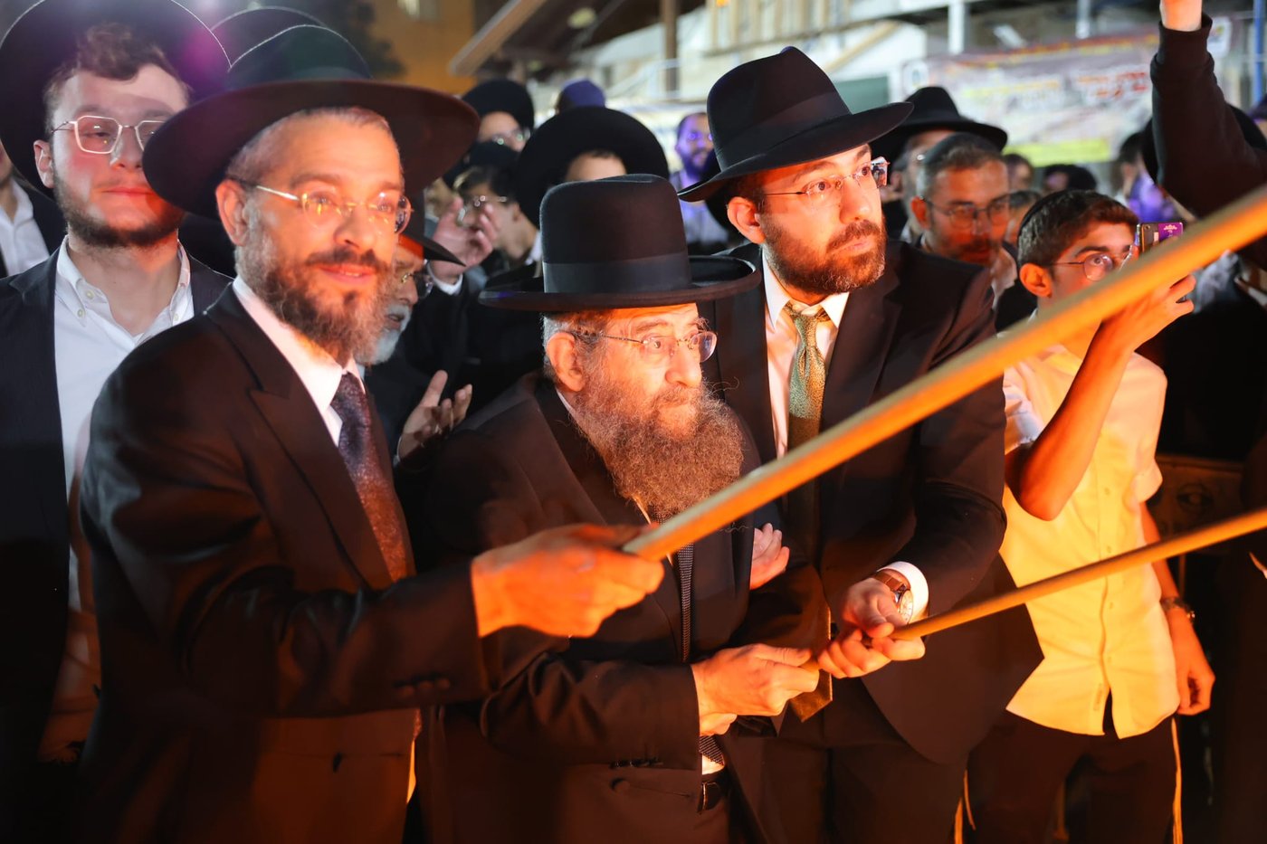 מעמד ההדלקה בשיכון ג'