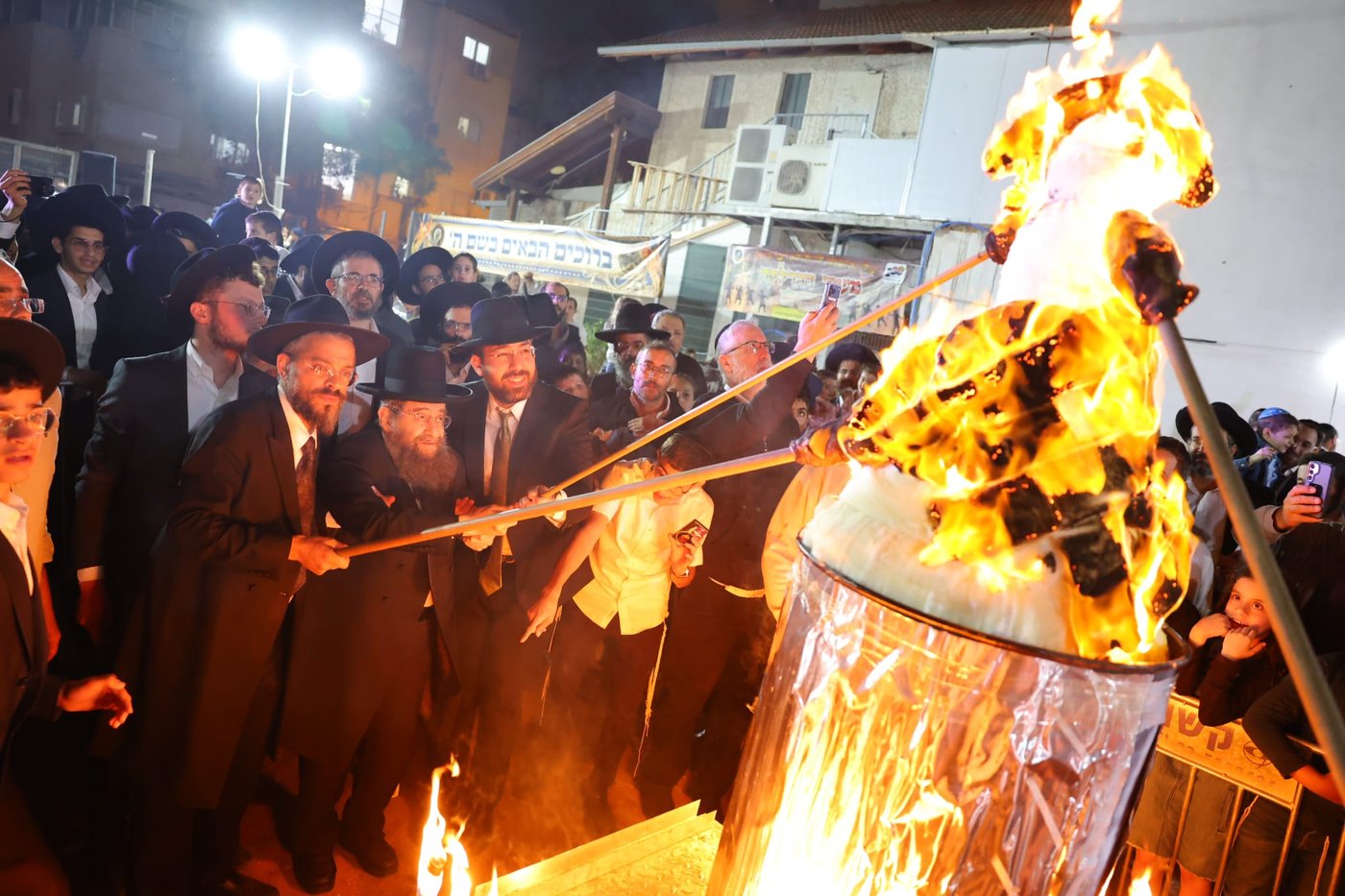 מעמד ההדלקה בשיכון ג'