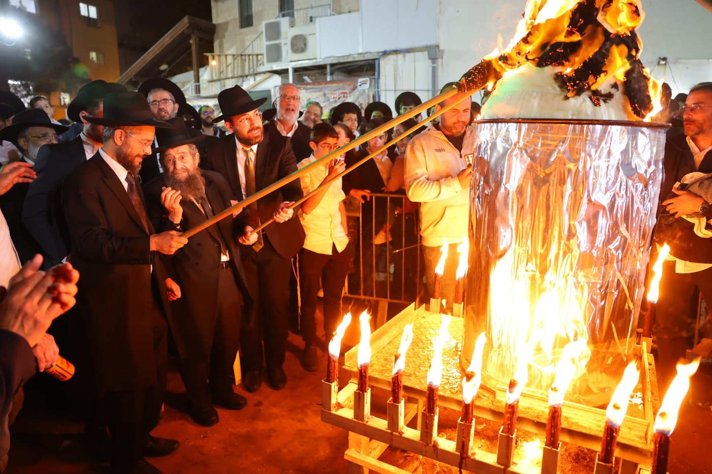 מעמד ההדלקה בשיכון ג'