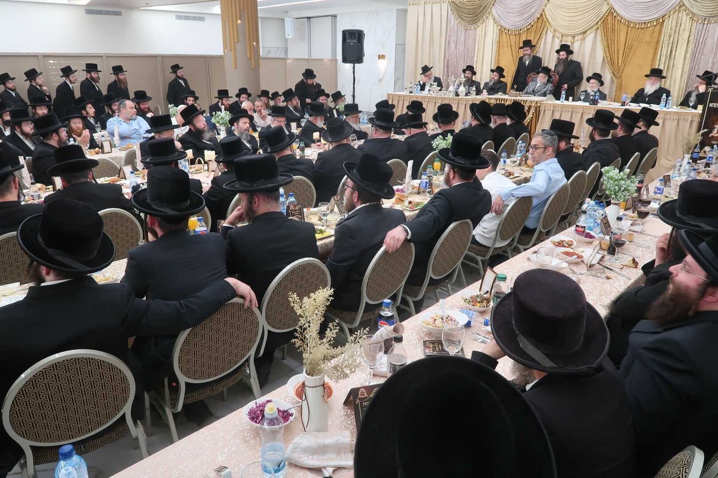 האדמו"ר מסערט ויז'ניץ בטיש פסח שני
