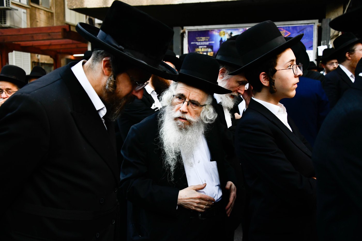 מסע הלוויית הגאון רבי דוד שמידל זצ"ל 