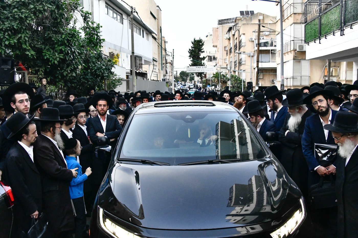 מסע הלוויית הגאון רבי דוד שמידל זצ"ל 