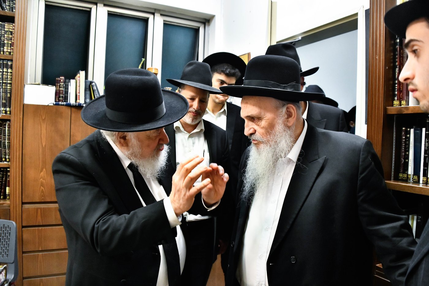 הגאון רבי חיים פיינשטיין בישיבת מאור התלמוד