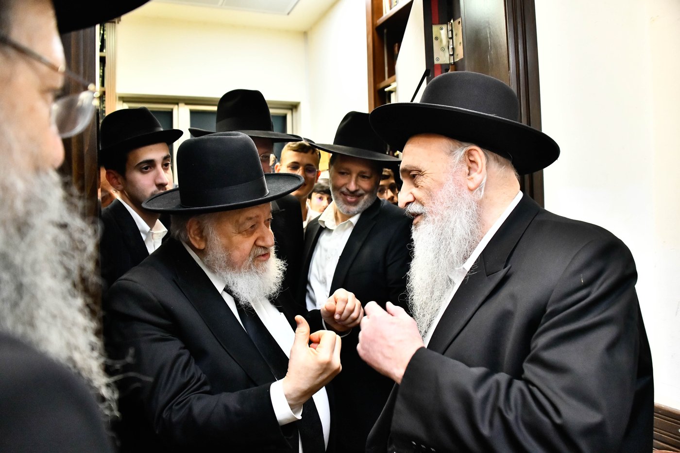הגאון רבי חיים פיינשטיין בישיבת מאור התלמוד