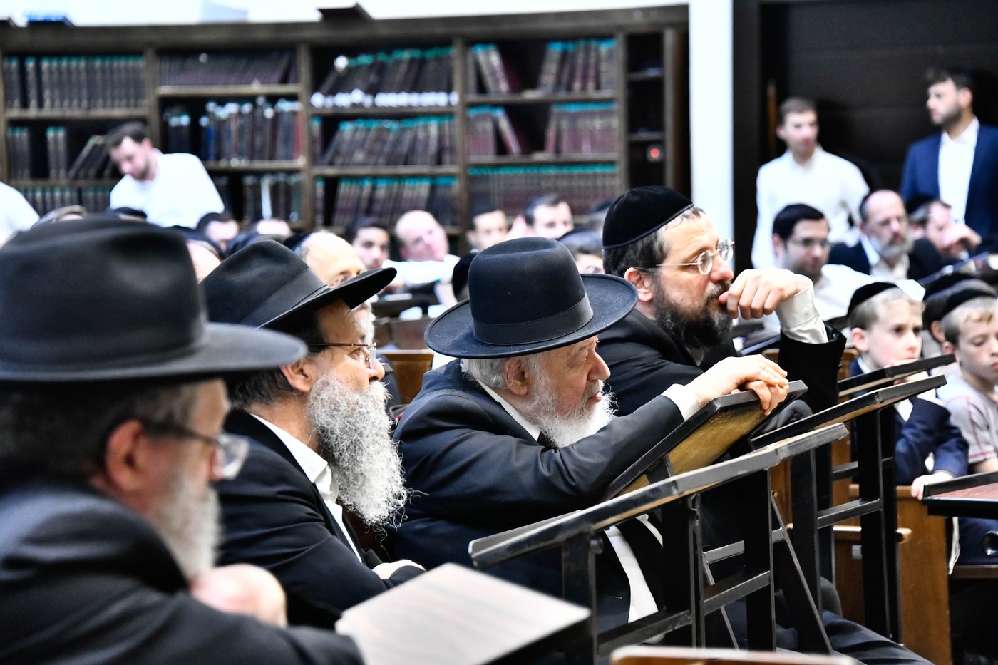 הגאון רבי חיים פיינשטיין בישיבת מאור התלמוד